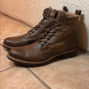 GARRETT CAP TOE COMBAT BOOT